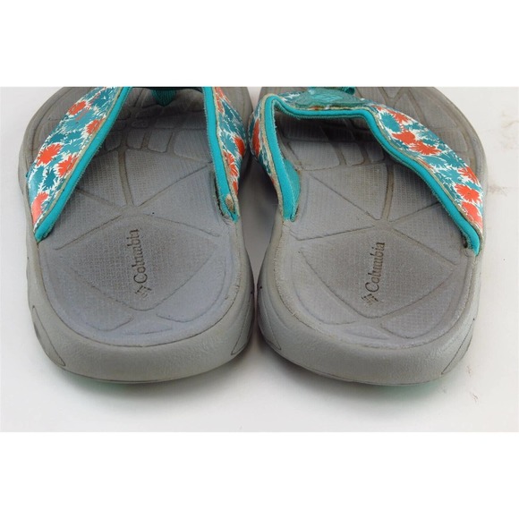 Columbia Toddler Girls 8 Medium Blue‎ Flip Flop Synthetic - Picture 4 of 5
